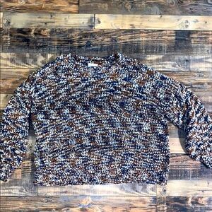 Maurice’s Navy Spacedye crew neck pullover sweater size 2X